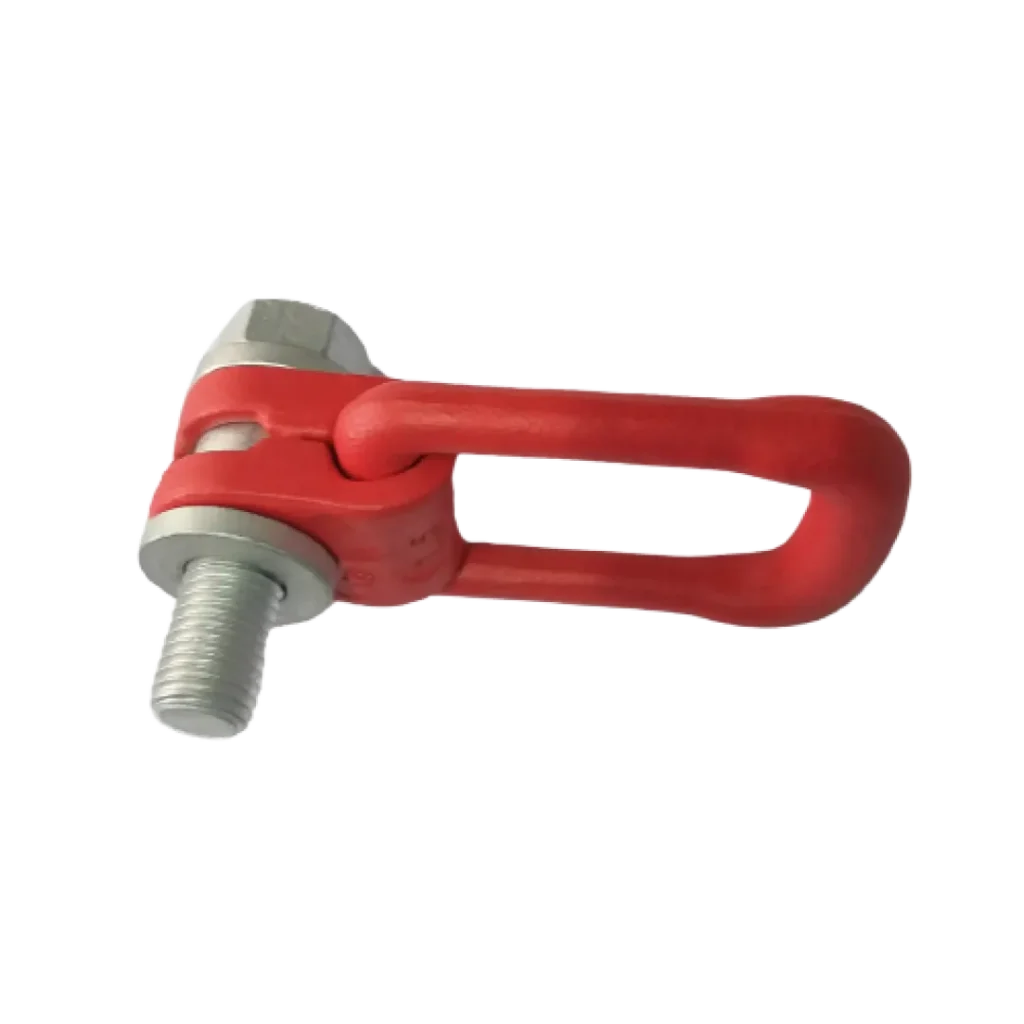 Pivoting lifting screw